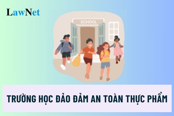 Trường học đảo đảm các điều kiện về an toàn thực phẩm cho học sinh như