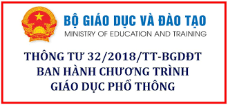Thông tư 32/2018/TT-BGDĐT ban hành Chương trình giáo dục phổ thông mới