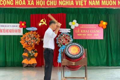 TƯNG BỪNG LỄ KHAI GIẢNG NĂM HỌC MỚI 2024–2025 TẠI TRƯỜNG TIỂU HỌC NGUYỄN VĂN TRỖI