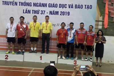 Đạt giải ba hội thao Truyền thống ngành giáo dục 2019