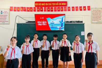 Trường Tiểu học Nguyễn Văn Trỗi hưởng ứng kỉ niệm 50 năm ngày 30/4 – Ngày giải phóng miền Nam, thống nhất đất nước