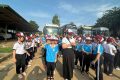 Hoạt động trải nghiệm “Một ngày làm chiến sỹ chữa cháy và Team Buidding tại Khu du lịch Suối Ong”. Năm học 2024 – 2025